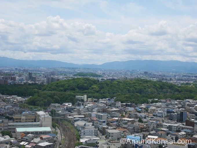 堺市役所 21階展望ロビーから見える仁徳天皇陵