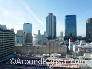 プレミアムマルシェ大阪からの眺め